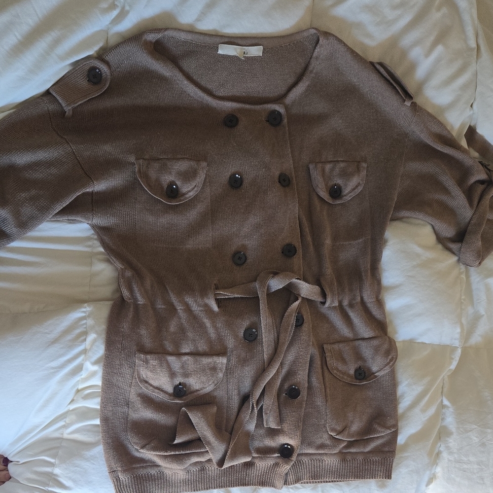 3.1 Phillip Lim Silk/linen Cardigan Swarer Sz S/M